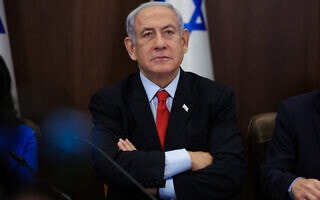 ראש הממשלה בנימין נתניהו בישיבת הממשלה ב-30 ביולי 2023 (צילום: ABIR SULTAN / POOL / AFP) ראש הממשלה בנימין נתניהו בישיבת הממשלה ב-30 ביולי 2023 (צילום: ABIR SULTAN / POOL / AFP)