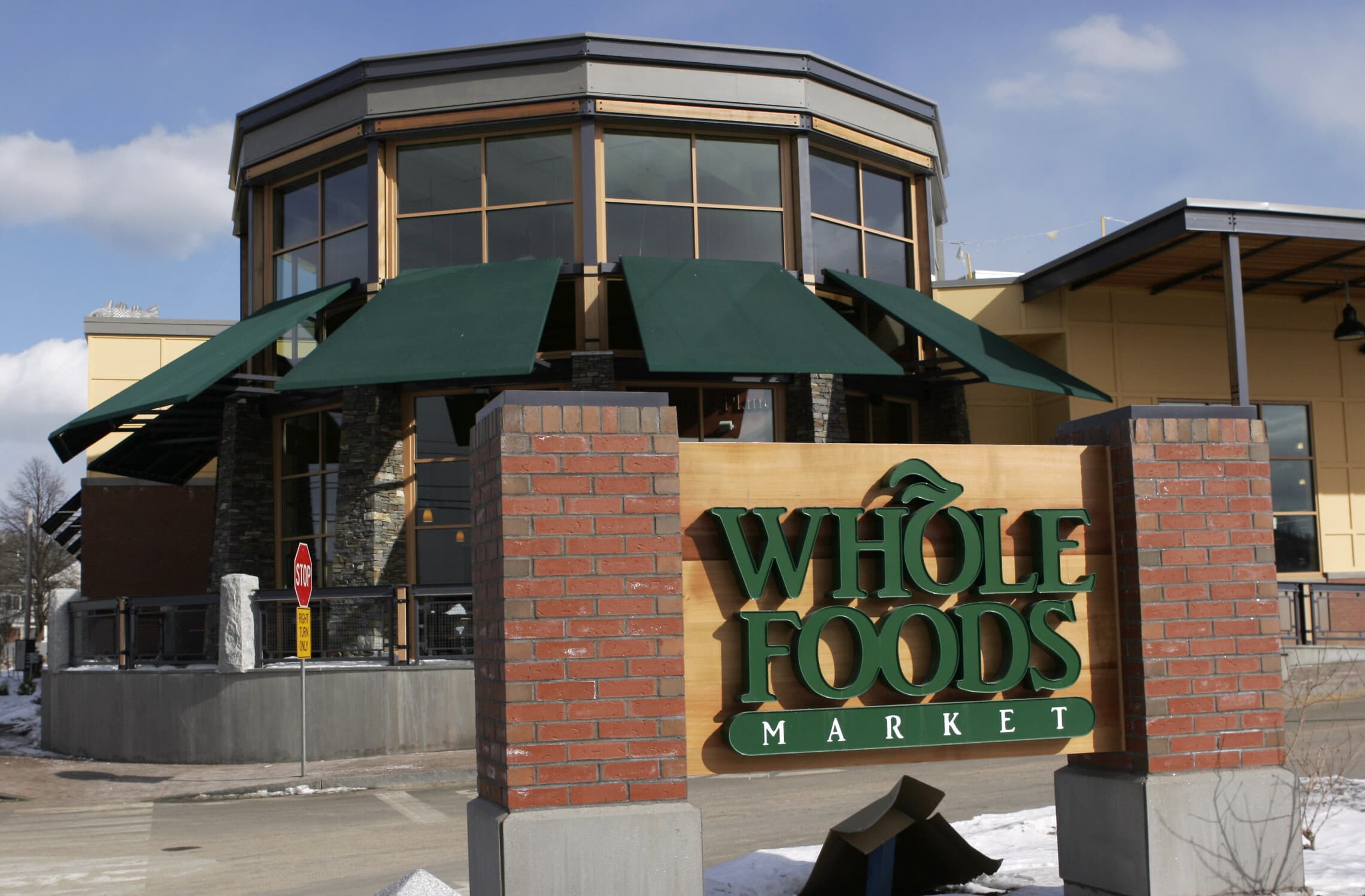 סניף Whole Foods בפורטלנד, מיין, פברואר 2007 (צילום: AP Photo/Pat Wellenbach)