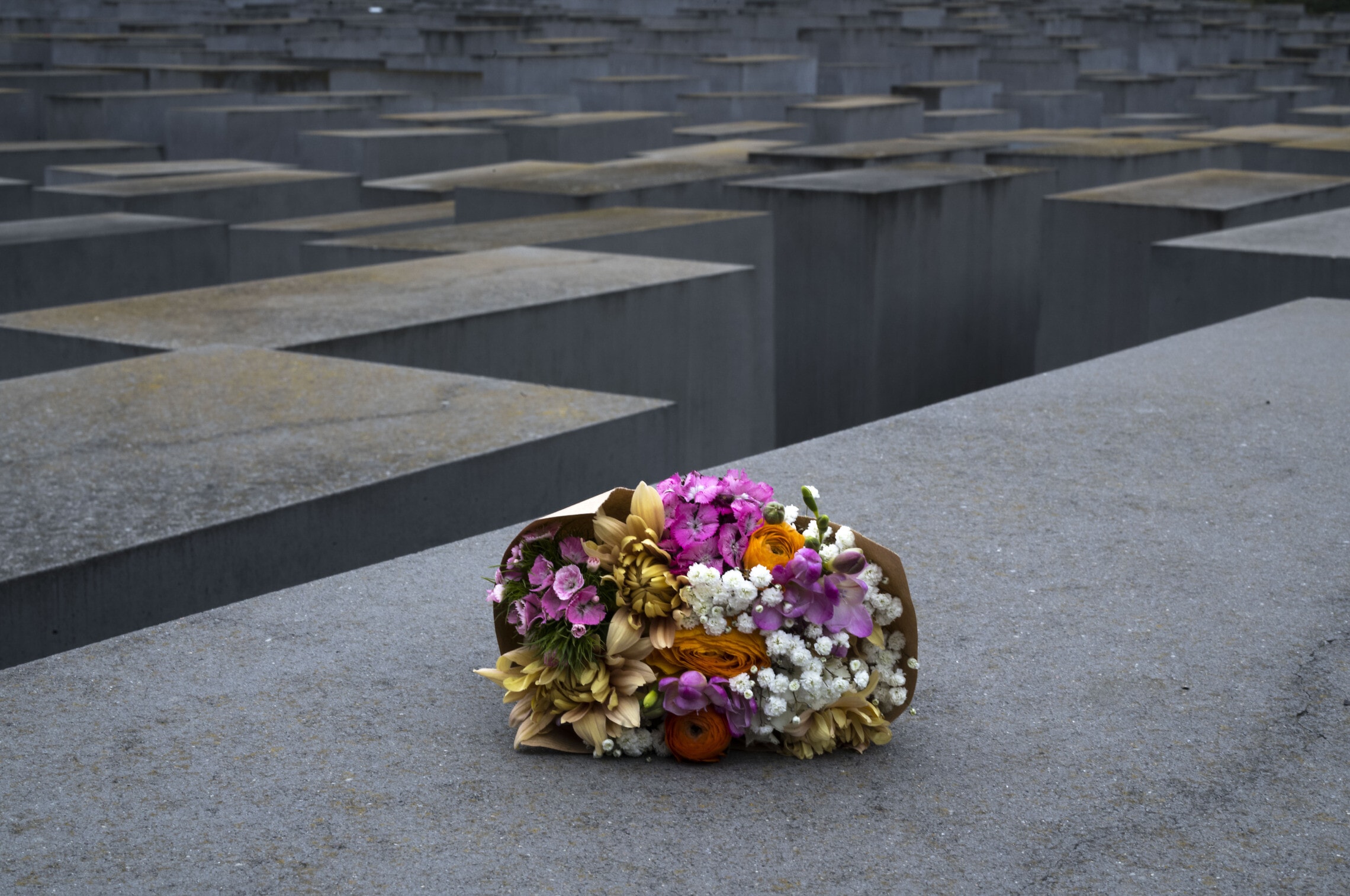 אנדרטה לזכר השואה בברלין (צילום: AP Photo/Markus Schreiber)