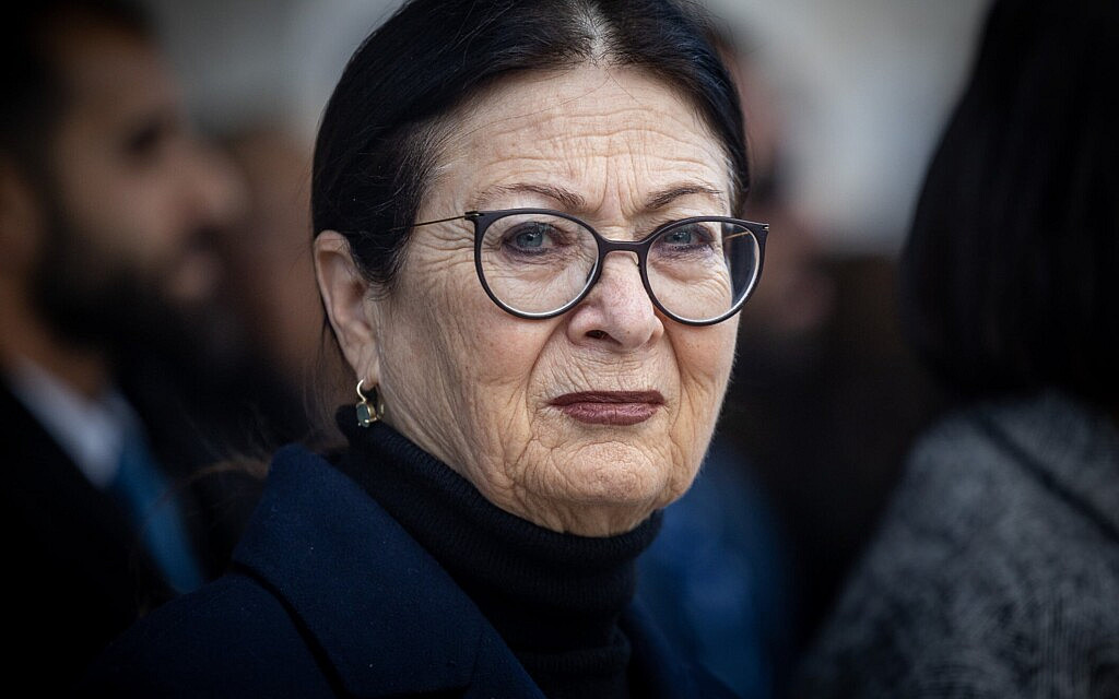 נשיאת בית המשפט העליון אסתר חיות, פברואר 2023 (צילום: יונתן זינדל/פלאש90)