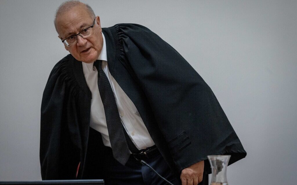 השופט יוסף אלרון (צילום: Yonatan Sindel/Flash90)