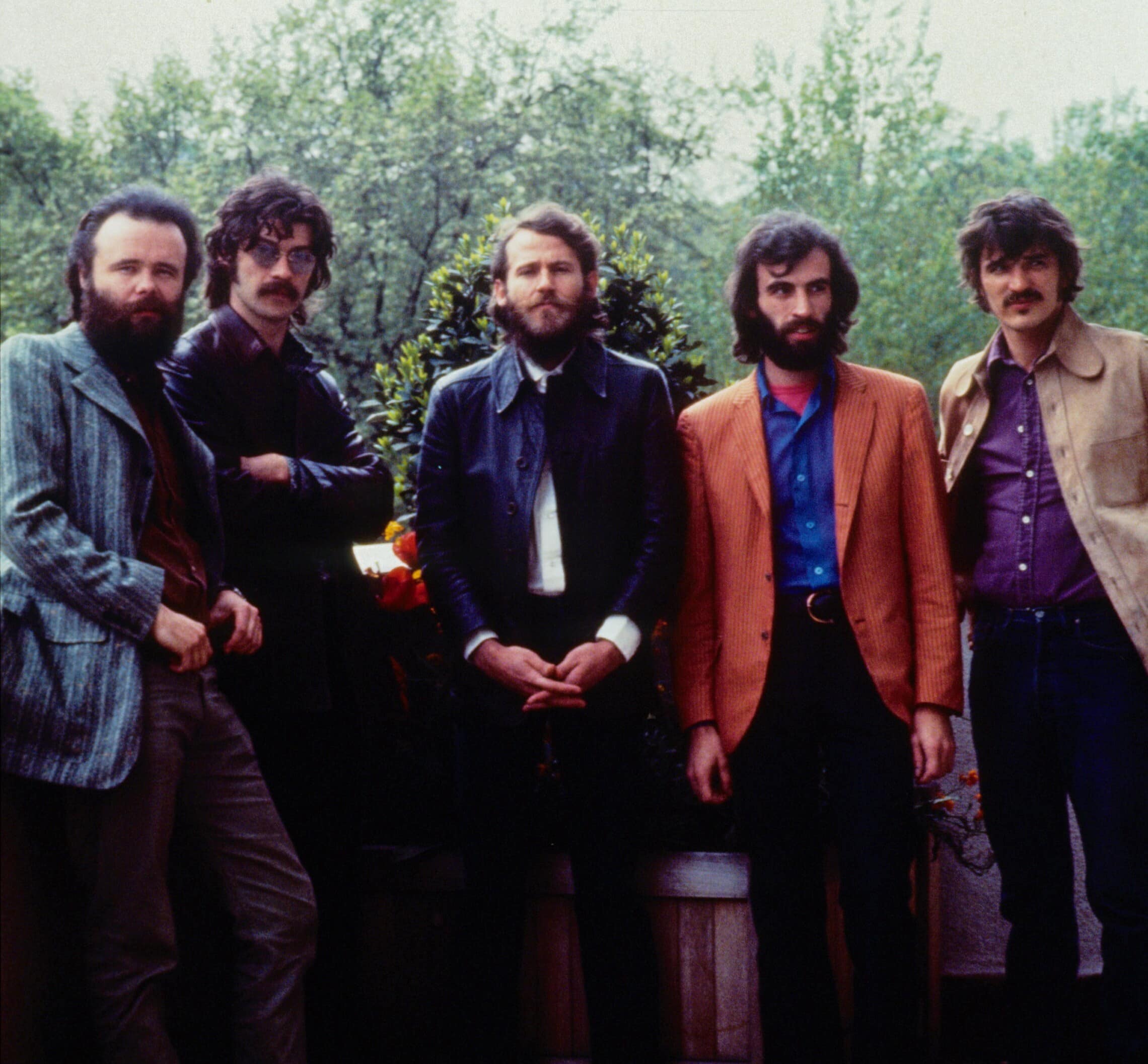 &quot;הלהקה&quot; בלונדון, יוני 1971 (צילום: Gijsbert Hanekroot / Alamy)