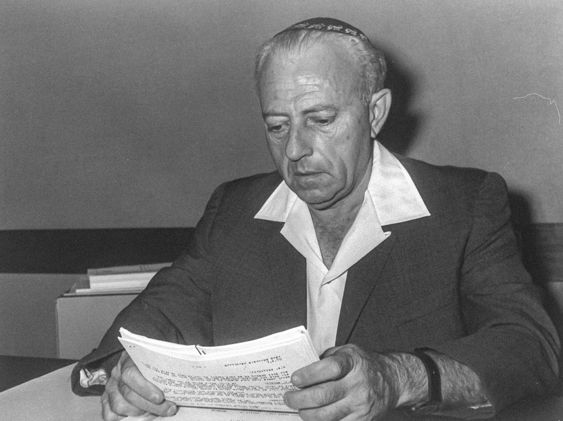 שר הסעד מיכאל חזני, ספטמבר 1970 (צילום: משה מילנר/לע&quot;מ)