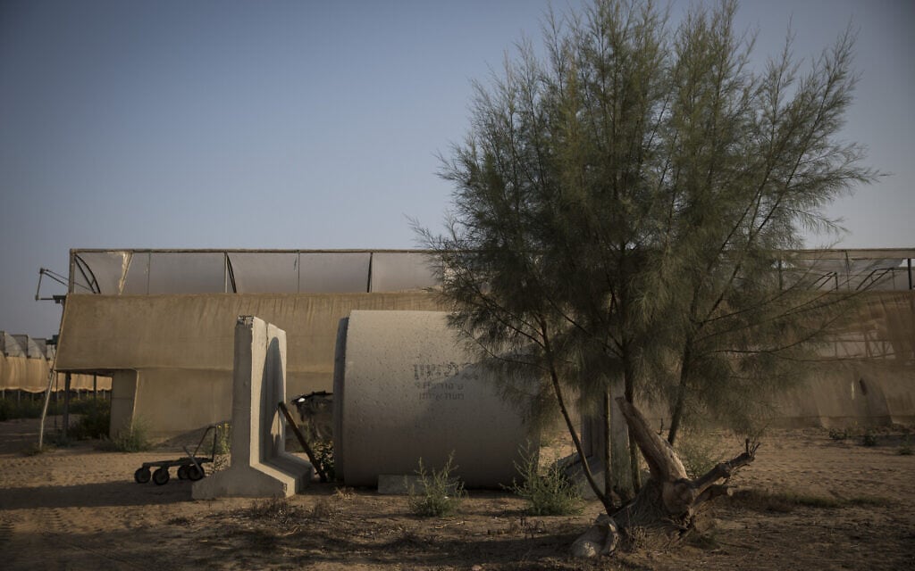 מיגונית בקיבוץ שדה ניצן, 2014 (צילום: Hadas Parush/Flash90)