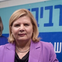 המועמדת לראשות עיריית תל אביב־יפו אורנה ברביבאי (צילום: Avshalom Sassoni/Flash90)