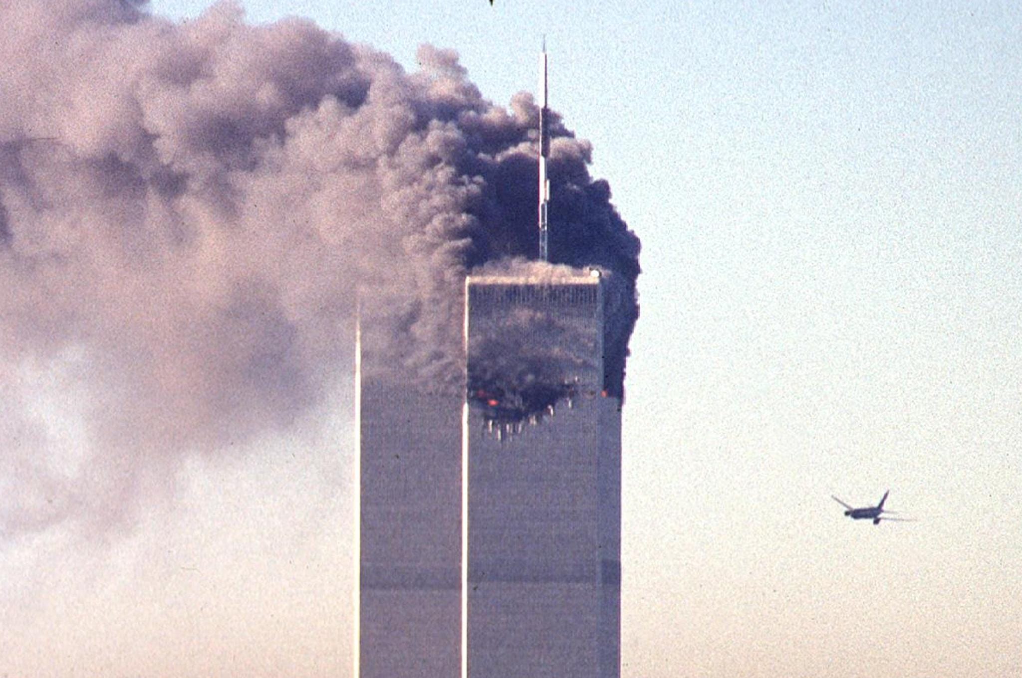 הפיגוע במגדלי התאומים בניו יורק, 11 בספטמבר 2001 (צילום: SETH MCALLISTER / AFP)