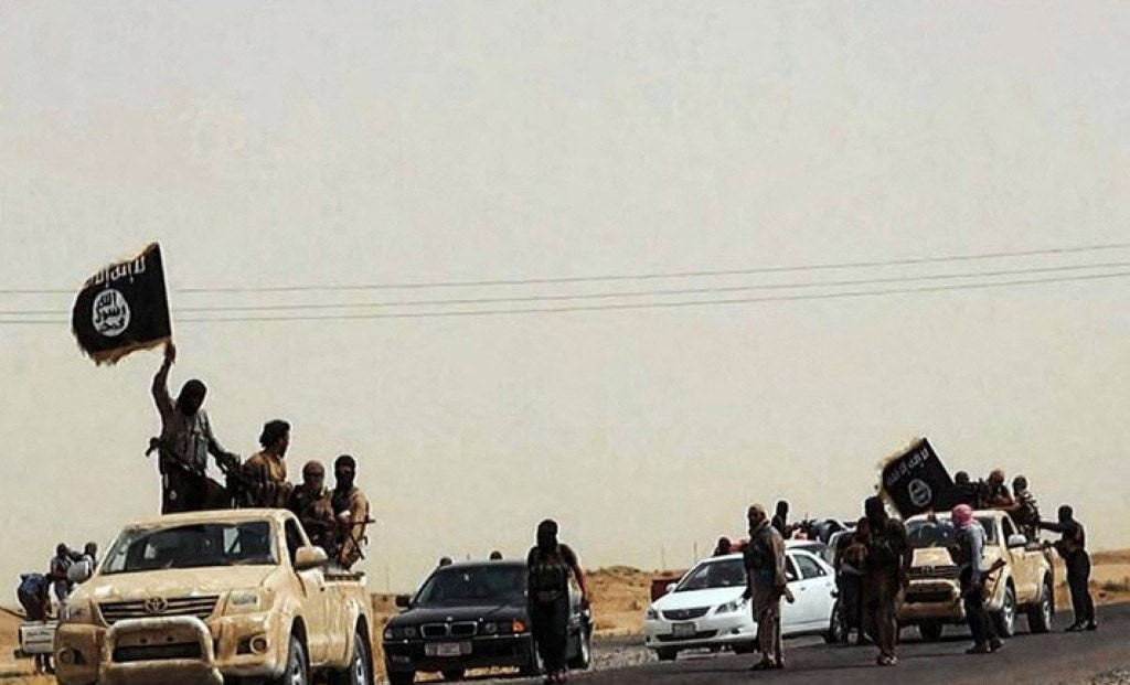 חמושי דאעש במחוז סלאח א־דין בעיראק, 2014 (צילום: WELAYAT SALAHUDDIN / AFP)