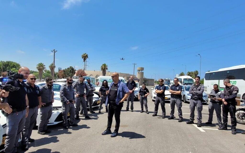 אימון של סיירת הביטחון העירוני (סל"ע) בתל אביב, אוקטובר 2023 (צילום: דוברות עיריית ת"א)