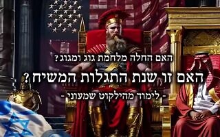 צילום מסך מסרטון קריאה לגוג ומגוג צילום מסך מסרטון קריאה לגוג ומגוג
