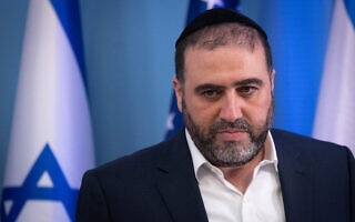 שר הפנים משה ארבל בירושלים, 28 בספטמבר 2023 (צילום: חיים גולדברג/פלאש90) שר הפנים משה ארבל בירושלים, 28 בספטמבר 2023 (צילום: חיים גולדברג/פלאש90)
