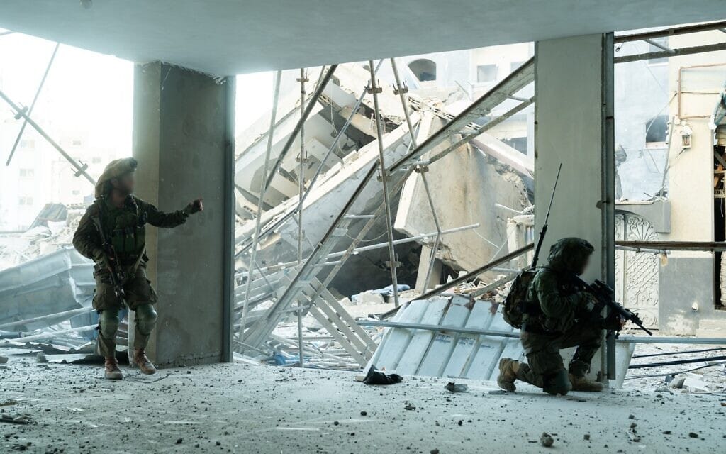 כוחות צה"ל פועלים ברצועת עזה. 23 בדצמבר 2023 (צילום: דובר צה״ל )