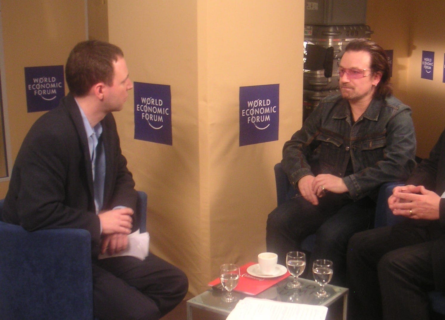ראיון עם בונו, סולן U2 (צילום: באדיבות דן פרי)