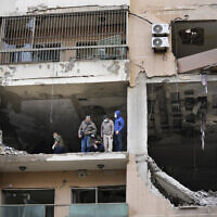 הדירה שבה חוסל בכיר חמאס סלאח אל-עארורי ברובע הדאחייה בדרום ביירות, לבנון, ב-2 בינואר 2024
