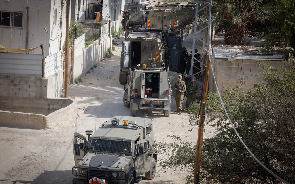 כוחות צה"ל בפשיטה מבצעית על יריחו, 1 במרץ 2023 (צילום: פלאש90) כוחות צה"ל בפשיטה מבצעית על יריחו, 1 במרץ 2023 (צילום: פלאש90)