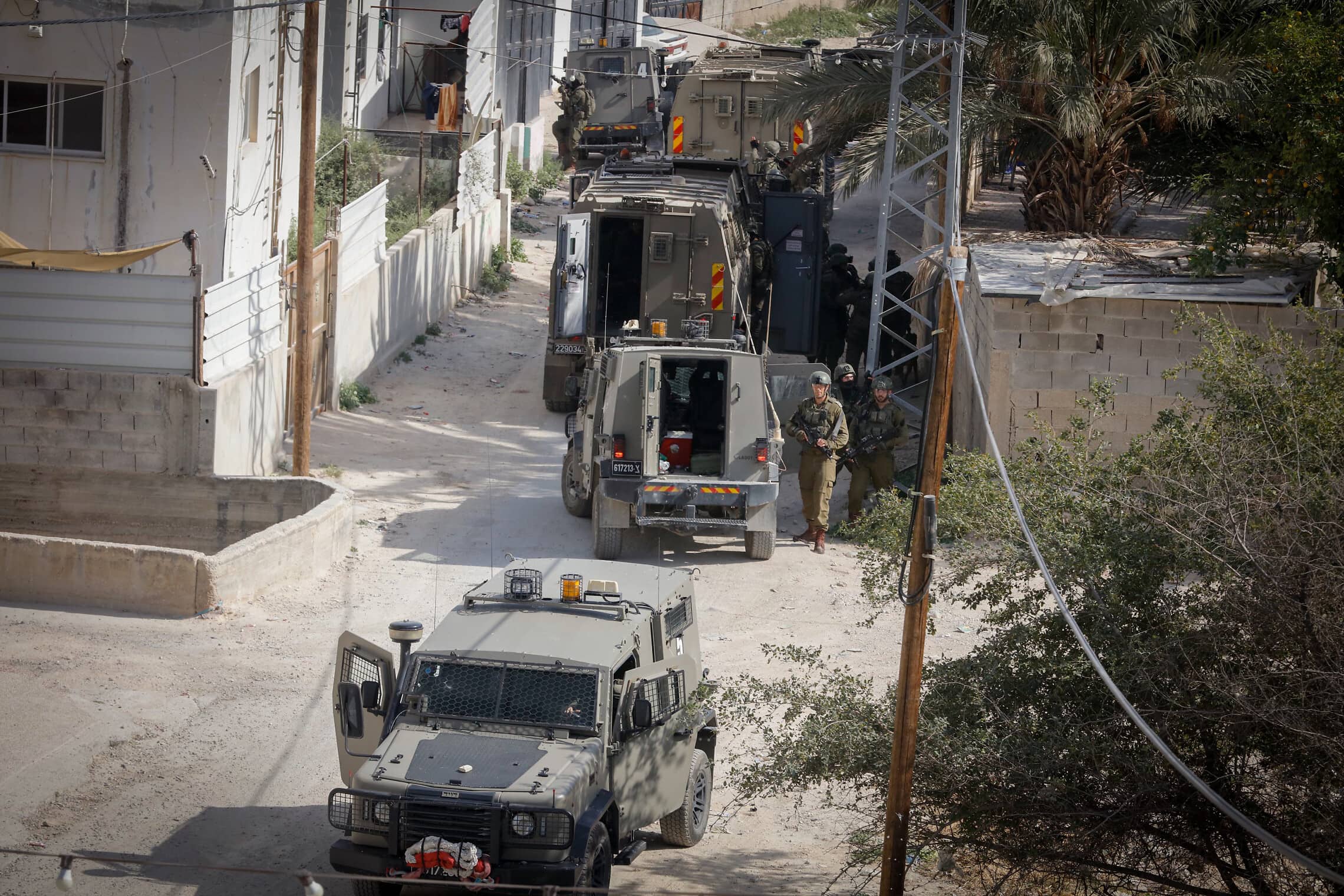 כוחות צה&quot;ל בפשיטה מבצעית על יריחו, 1 במרץ 2023 (צילום: פלאש90)
