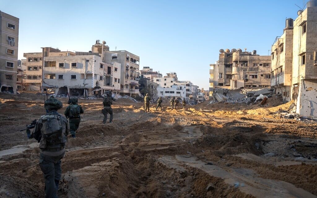 نشاط قوات الجيش الإسرائيلي في قطاع غزة.  1 يناير، 2024 (الصورة: المتحدث باسم الجيش الإسرائيلي).