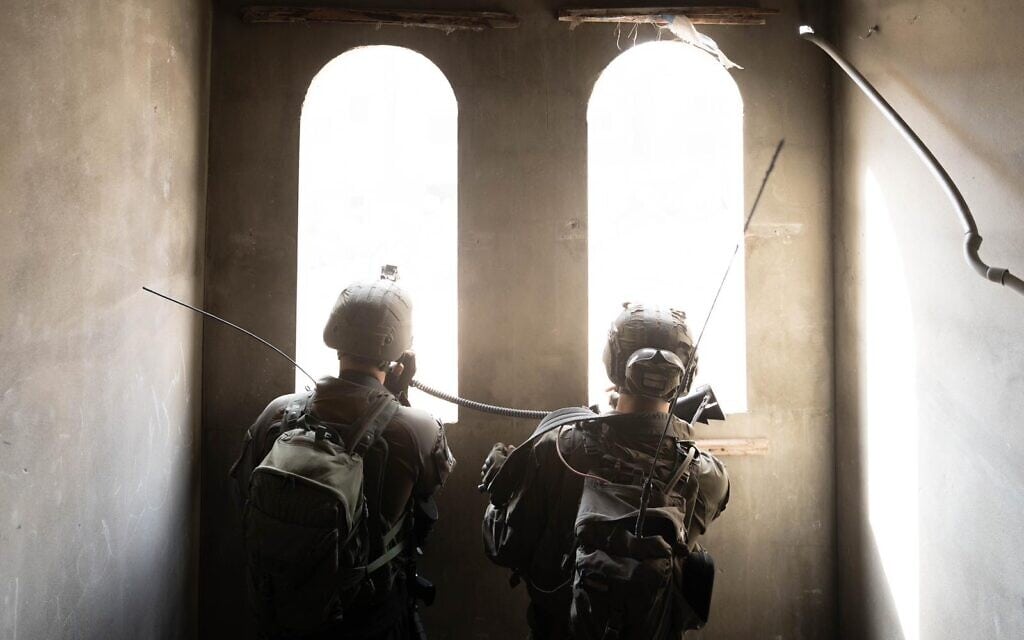חיילי צה"ל ברצועת עזה, פברואר 2024 (צילום: דובר צה״ל )
