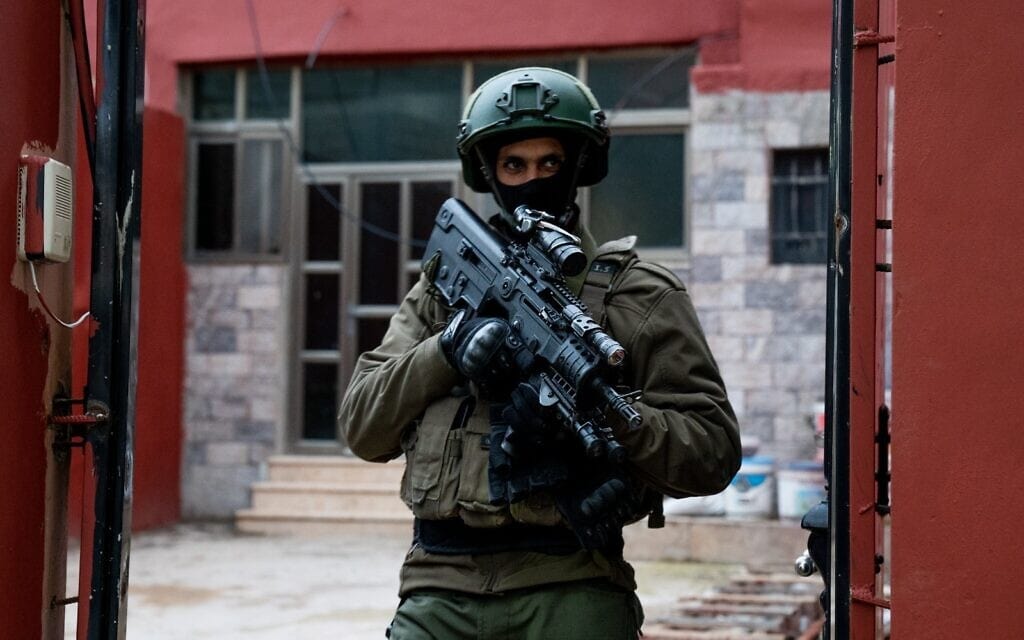 פעילות כוחות צה"ל בגדה. 4 במרץ 2024 (צילום: דובר צה״ל )