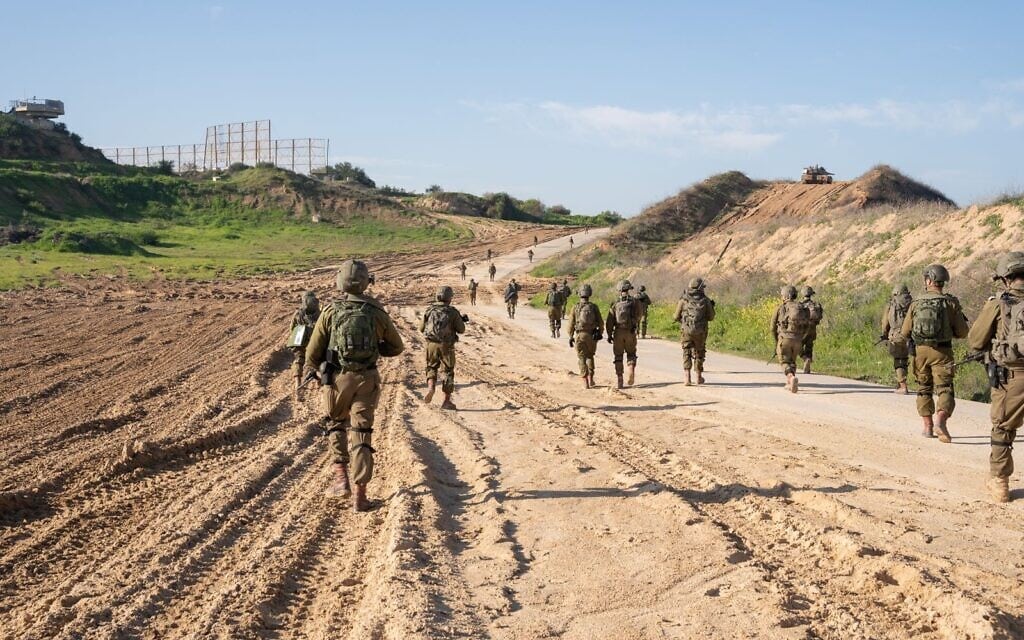 חיילי צה"ל ברצועת עזה, מרץ 2024 (צילום: דובר צה״ל )