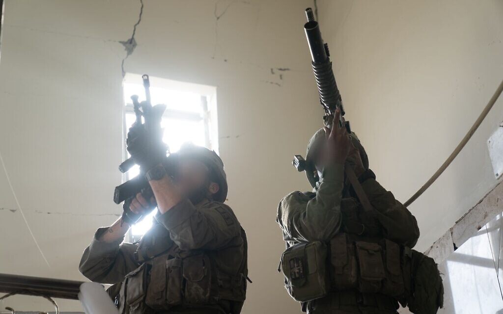 חיילי צה"ל ברצועת עזה, מרץ 2024 (צילום: דובר צה״ל )