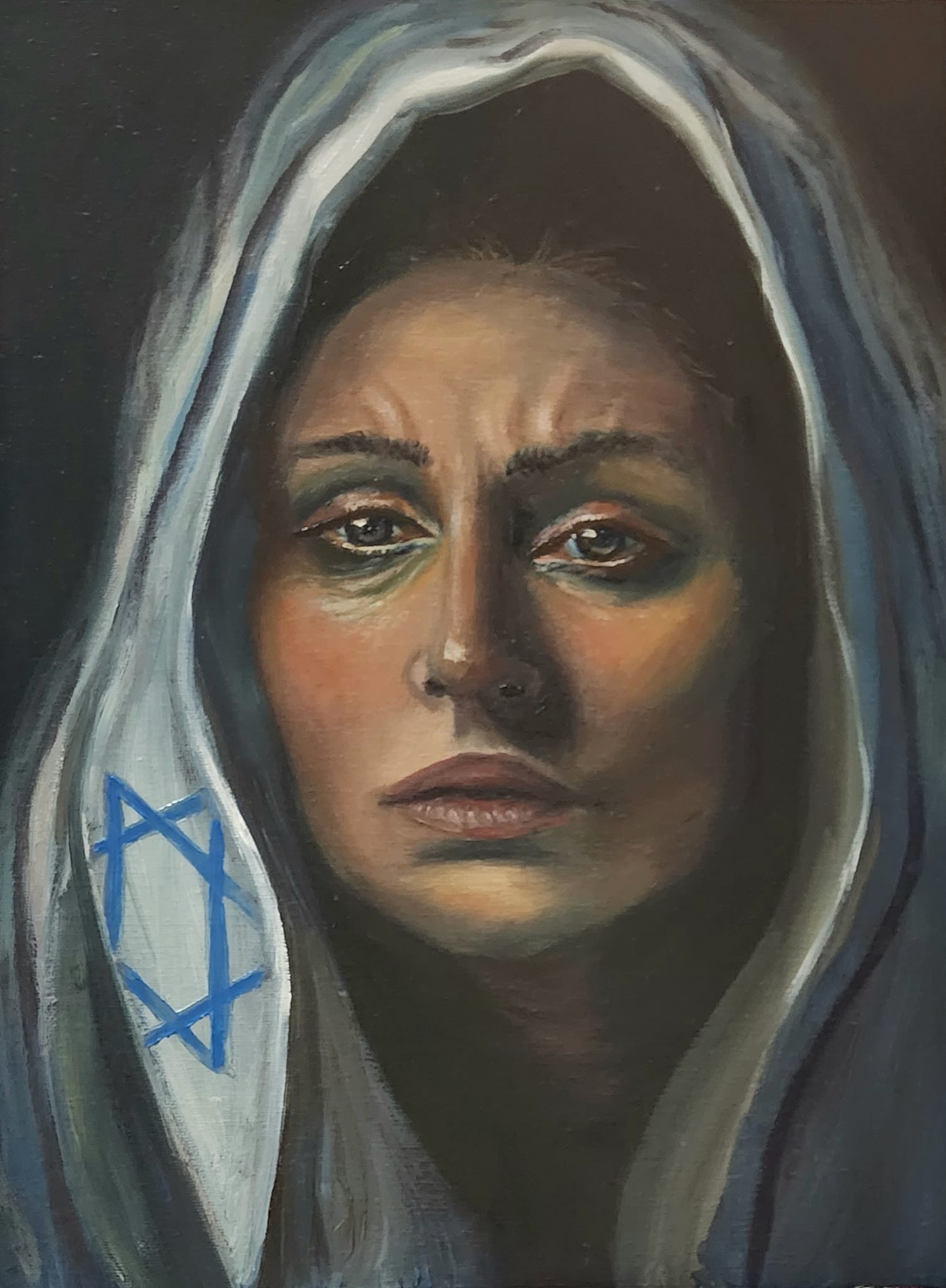 #JewishToo, דיוקן אישה יהודייה, ציור של יפית סרנגה