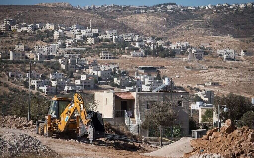 בנייה בישוב תקוע שבגוש עציון. (צילום: צילום: הדס פרוש, פלאש 90) בנייה בישוב תקוע שבגוש עציון. (צילום: צילום: הדס פרוש, פלאש 90)