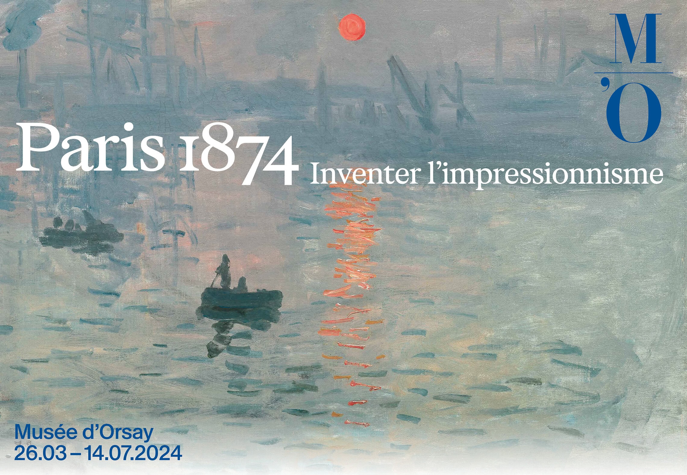 פוסטר התערוכה &quot;פריז 1874: המצאת האימפרסיוניזם&quot; (צילום: מוזאון ד&#039;אורסה)