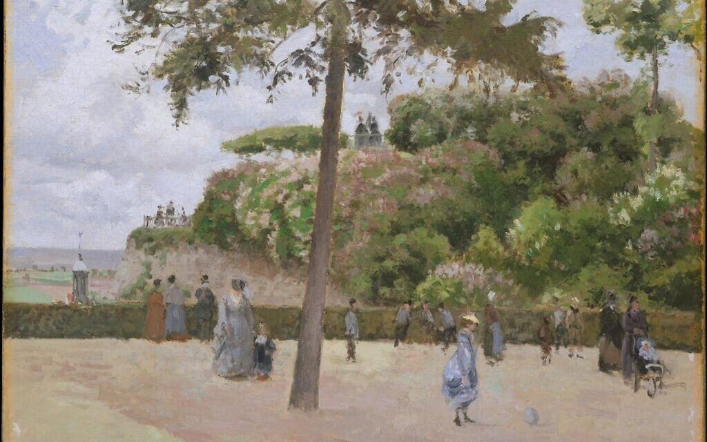 "גן העיר, פונטואז" – ציור של קאמי פיסארו מ-1874 (צילום: The Metropolitan Museum of Art, New York)