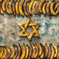 דגל רפובליקת בננות, אילוסטרציה (צילום: יוצר דיגיטלי: אורן אדלר)