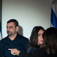 שרת התחבורה מירי רגב במסיבת עיתונאים לקראת יום העצמאות ה־76 של מדינת ישראל, ירושלים, 2 במאי 2024 (צילום: יונתן זינדל/פלאש90)