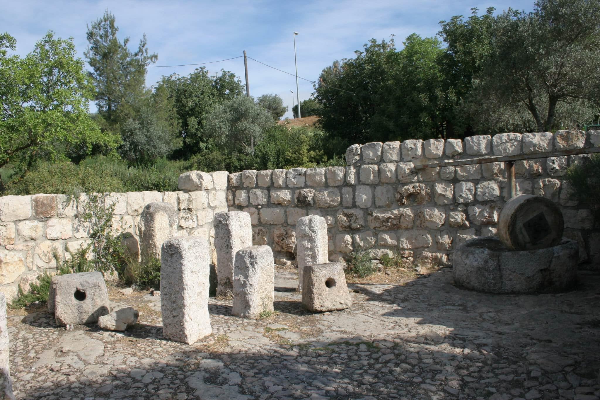 בית בד בן יותר מ־2,000 שנה בעמק המצלבה בירושלים (צילום: שמואל בר-עם)