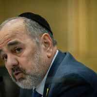 שר הרווחה יעקב מרגי מש"ס בכנסת, 30 בינואר 2024 (צילום: חיים גולדברג/פלאש90) שר הרווחה יעקב מרגי מש"ס בכנסת, 30 בינואר 2024 (צילום: חיים גולדברג/פלאש90)
