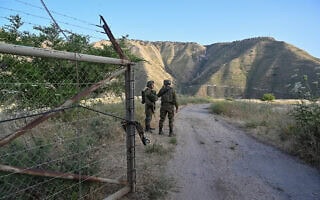 פטרול צה"לי ליד משולש הגבולות בין ישראל, סוריה וירדן, מאי 2022 (צילום: מיכאל גלעדי/פלאש90) פטרול צה"לי ליד משולש הגבולות בין ישראל, סוריה וירדן, מאי 2022 (צילום: מיכאל גלעדי/פלאש90)