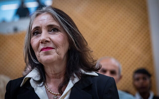יוליה שמאלוב-ברקוביץ' בבית המשפט העליון בירושלים, 25 ביולי 2024 (צילום: חיים גולדברג/פלאש90) יוליה שמאלוב-ברקוביץ' בבית המשפט העליון בירושלים, 25 ביולי 2024 (צילום: חיים גולדברג/פלאש90)