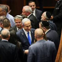 בנימין נתניהו ואיתמר בן גביר במליאת הכנסת, 30 בספטמבר 2024