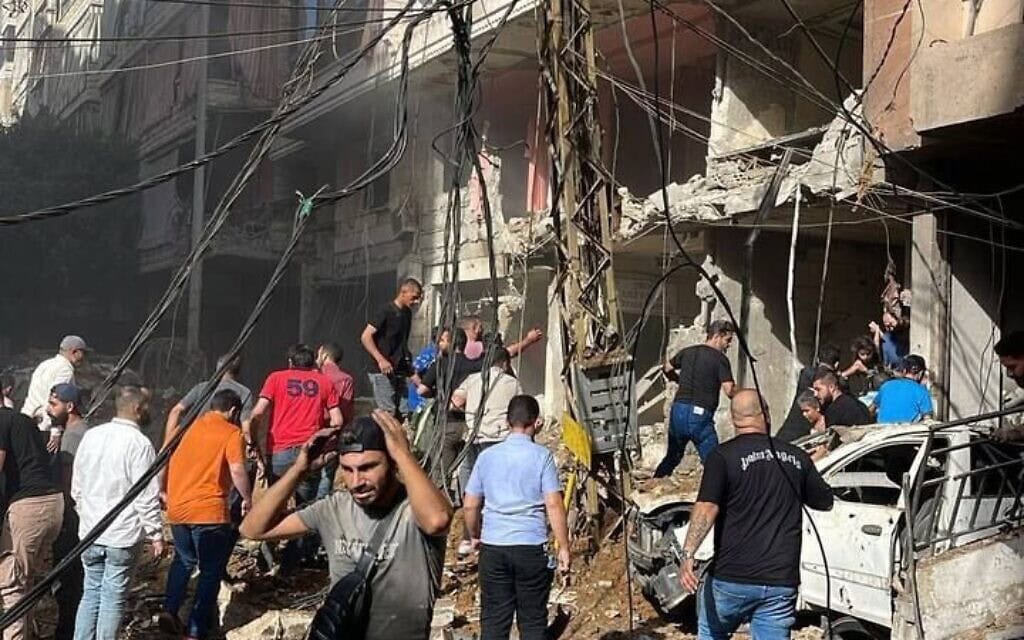 תקיפת צה"ל בביירות. 20 בספטמבר 2024 (צילום: שימוש לפי סעיף 27א לחוק זכויות יוצרים, מטלגרם) תקיפת צה"ל בביירות. 20 בספטמבר 2024 (צילום: שימוש לפי סעיף 27א לחוק זכויות יוצרים, מטלגרם)