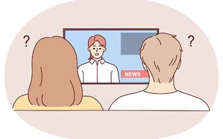 צפייה בחדשות, אילוסטרציה (צילום: iStock / Mikhail Seleznev) צפייה בחדשות, אילוסטרציה (צילום: iStock / Mikhail Seleznev)