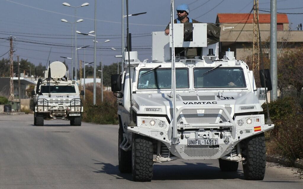 כוח יוניפי"ל במרג' עיון, שבקרבת גבול ישראל-לבנון, 29 בנובמבר 2024 (צילום: AFP) כוח יוניפי"ל במרג' עיון, שבקרבת גבול ישראל-לבנון, 29 בנובמבר 2024 (צילום: AFP)