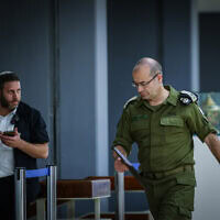 המזכיר הצבאי של בנימין נתניהו, רומן גופמן, 11 בנובמבר 2024