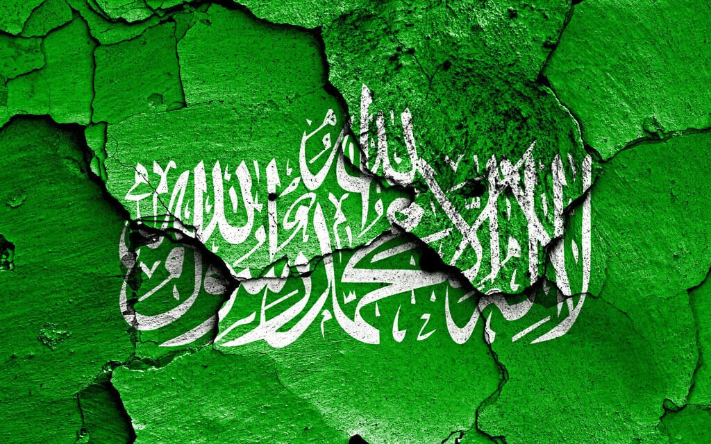 דגל חמאס מצויר על קיר סדוק (צילום: Daniren/Alamy Stock Photo) דגל חמאס מצויר על קיר סדוק (צילום: Daniren/Alamy Stock Photo)