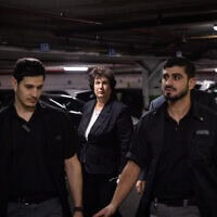 שופטת בית המשפט העליון דפנה ברק-ארז בדרכה לישיבת הוועדה לבחירת שופטים בירושלים, 26 בינואר 2025