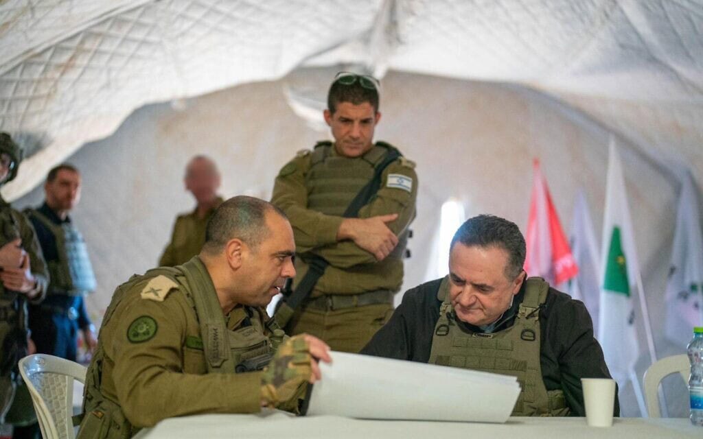 שר הביטחון ישראל כ"ץ ביקר במוצבי צה"ל בלבנון, פברואר 2025 (צילום: אריאל חרמוני, משרד הביטחון) שר הביטחון ישראל כ"ץ ביקר במוצבי צה"ל בלבנון, פברואר 2025 (צילום: אריאל חרמוני, משרד הביטחון)