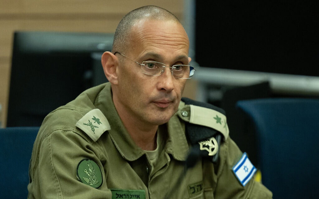 אלוף אייל הראל בישיבה של ועדת החוץ והביטחון של הכנסת, 18 ביולי 2023 (צילום: יונתן זינדל/פלאש90) אלוף אייל הראל בישיבה של ועדת החוץ והביטחון של הכנסת, 18 ביולי 2023 (צילום: יונתן זינדל/פלאש90)