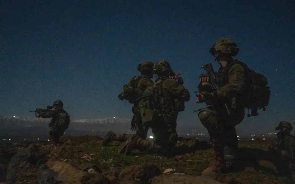 פעילות כוחות צה״ל בדרום סוריה. מרץ 2025 (צילום: דובר צה״ל) פעילות כוחות צה״ל בדרום סוריה. מרץ 2025 (צילום: דובר צה״ל)