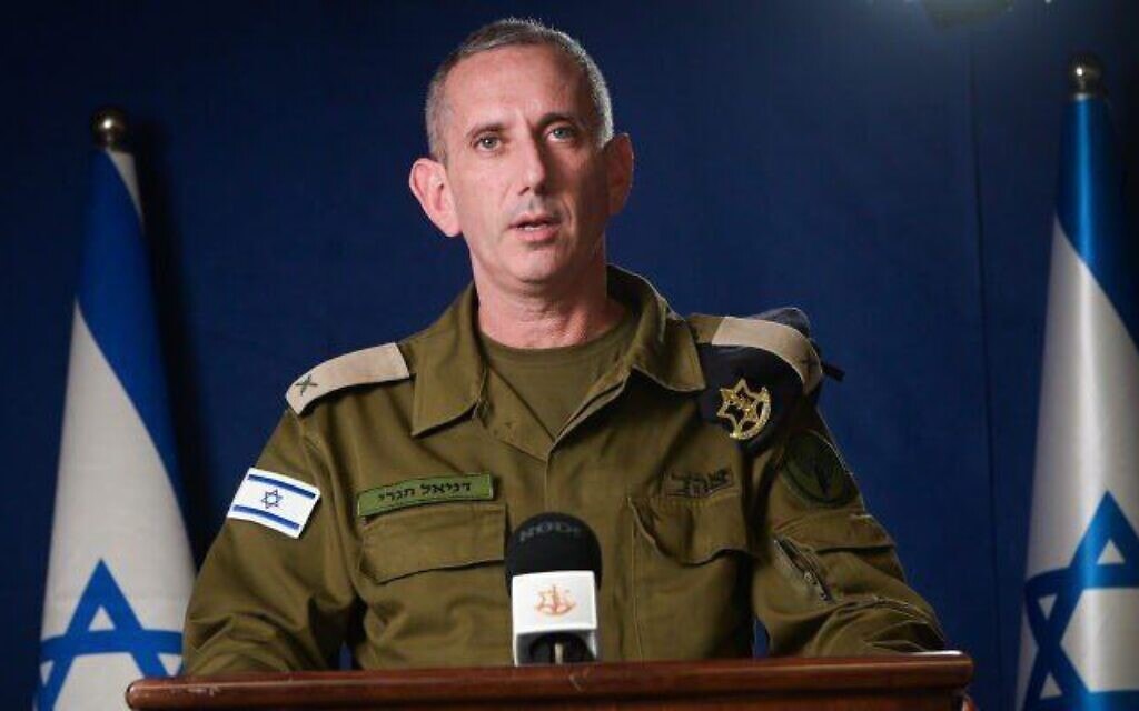 דובר צה"ל תת-אלוף דניאל הגרי (צילום: צילום מסך דובר צה"ל) דובר צה"ל תת-אלוף דניאל הגרי (צילום: צילום מסך דובר צה"ל)