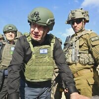 ראש הממשלה בנימין נתניהו בצפון רצועת עזה, 15 באפריל 2025 (צילום: חיים צח/ לע ראש הממשלה בנימין נתניהו בצפון רצועת עזה, 15 באפריל 2025 (צילום: חיים צח/ לע