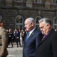 ראש הממשלה בנימין נתניהו עם מקבילו ההונגרי ויקטור אורבן בבודפשט. 3 באפריל 2025 (צילום: אבי אוחיון/לע ראש הממשלה בנימין נתניהו עם מקבילו ההונגרי ויקטור אורבן בבודפשט. 3 באפריל 2025 (צילום: אבי אוחיון/לע
