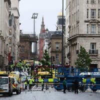 זירת הדריסה בליברפול, בריטניה, 26 במאי 2025 (צילום: Darren Staples / AFP) זירת הדריסה בליברפול, בריטניה, 26 במאי 2025 (צילום: Darren Staples / AFP)