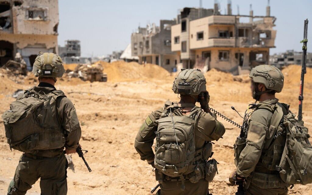 פעילות צה״ל בעזה, יולי 2025 (צילום: דובר צה״ל ) פעילות צה״ל בעזה, יולי 2025 (צילום: דובר צה״ל )