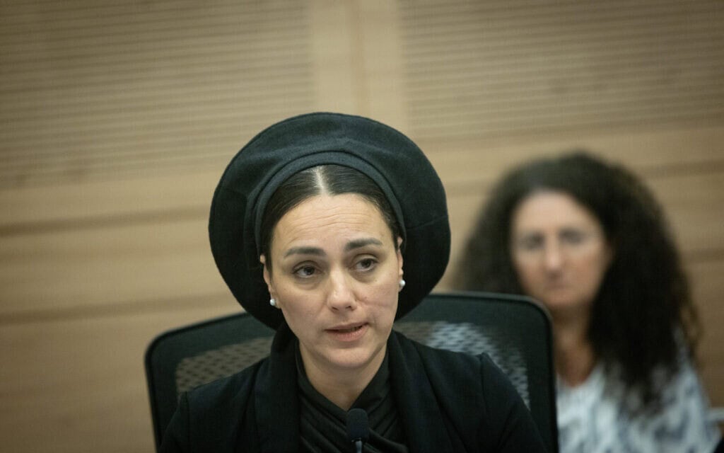 ח״כ לימור סון הר־מלך בכנסת, 18 ביולי 2024 (צילום: חיים גולדברג/פלאש90) ח״כ לימור סון הר־מלך בכנסת, 18 ביולי 2024 (צילום: חיים גולדברג/פלאש90)